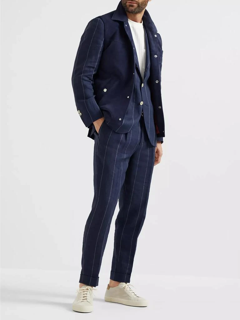 Brunello Cucinelli Suede Vest with Thermore Padding 6