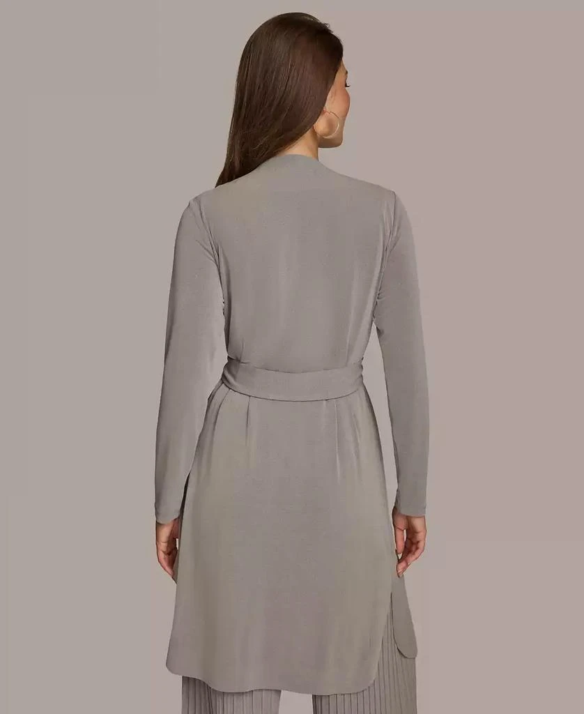 Donna Karan Donna Karan Women's Tie Waist Long Cardigan 2