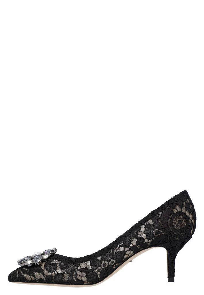 Dolce & Gabbana Dolce & Gabbana Lace Rainbow Pumps with brooch detailing 1