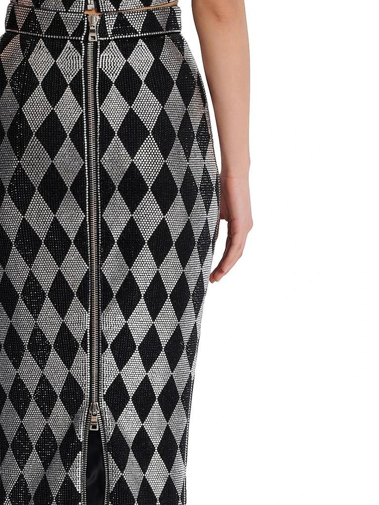 Balmain Crystal-Embellished Midi-Skirt 6