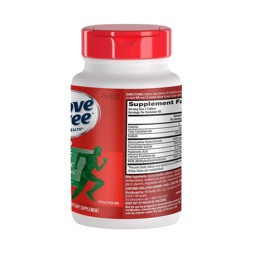 Move Free Move Free Advanced Glucosamine Chondroitin MSM Joint Support Supplement, Supports Mobility Comfort Strength Flexibility 
Bone - 120 Count (Pack of 3) 13