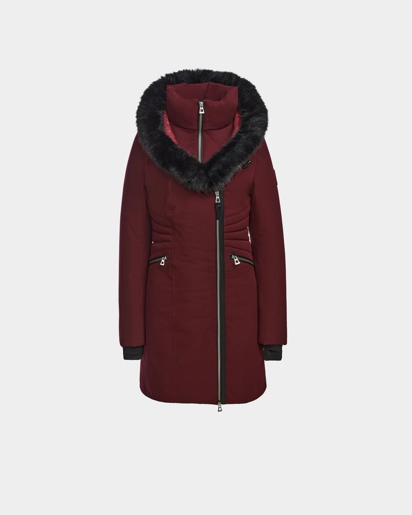 RUDSAK CORA WOMEN'S FITTED DOWN JACKET WITH REMOVABLE FAUX FUR