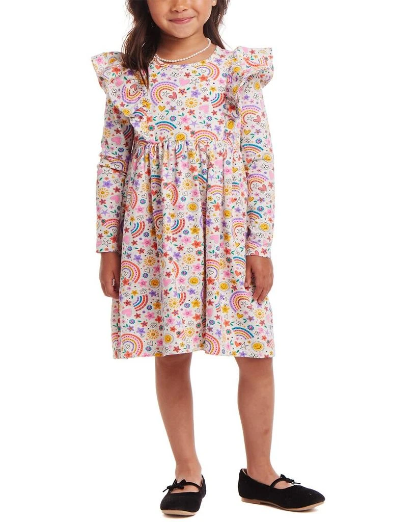 Andy & Evan Heather Printed Jersey Dress 1