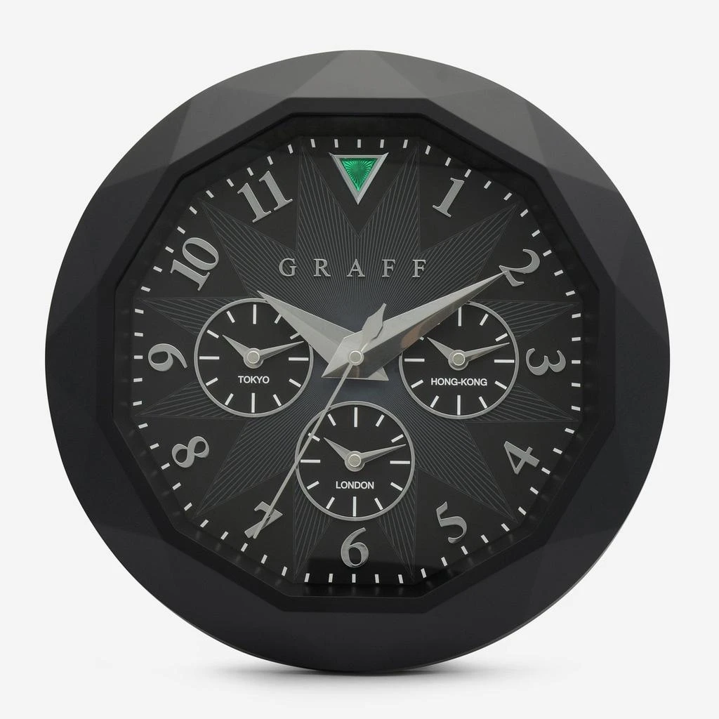 Graff Graff Four Time Zones Wall Clock 108451 1