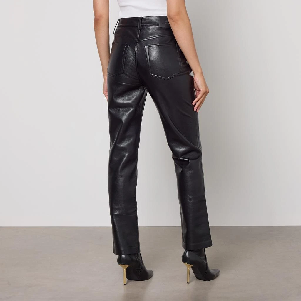 ANINE BING Bruno Faux Leather-Blend Trousers 2