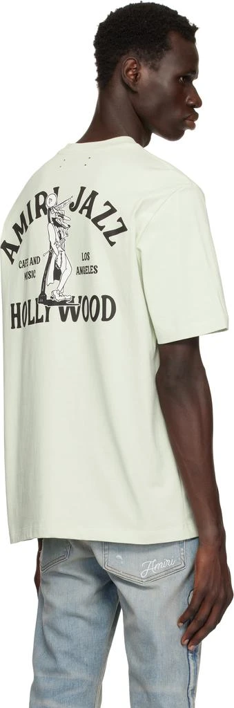 AMIRI Green 'Amiri' Jazz Wolf T-shirt 3