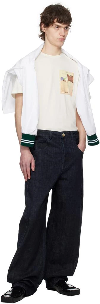 Jacquemus Navy La Croisière 'The Mirada de-Nîmes' Jeans 4