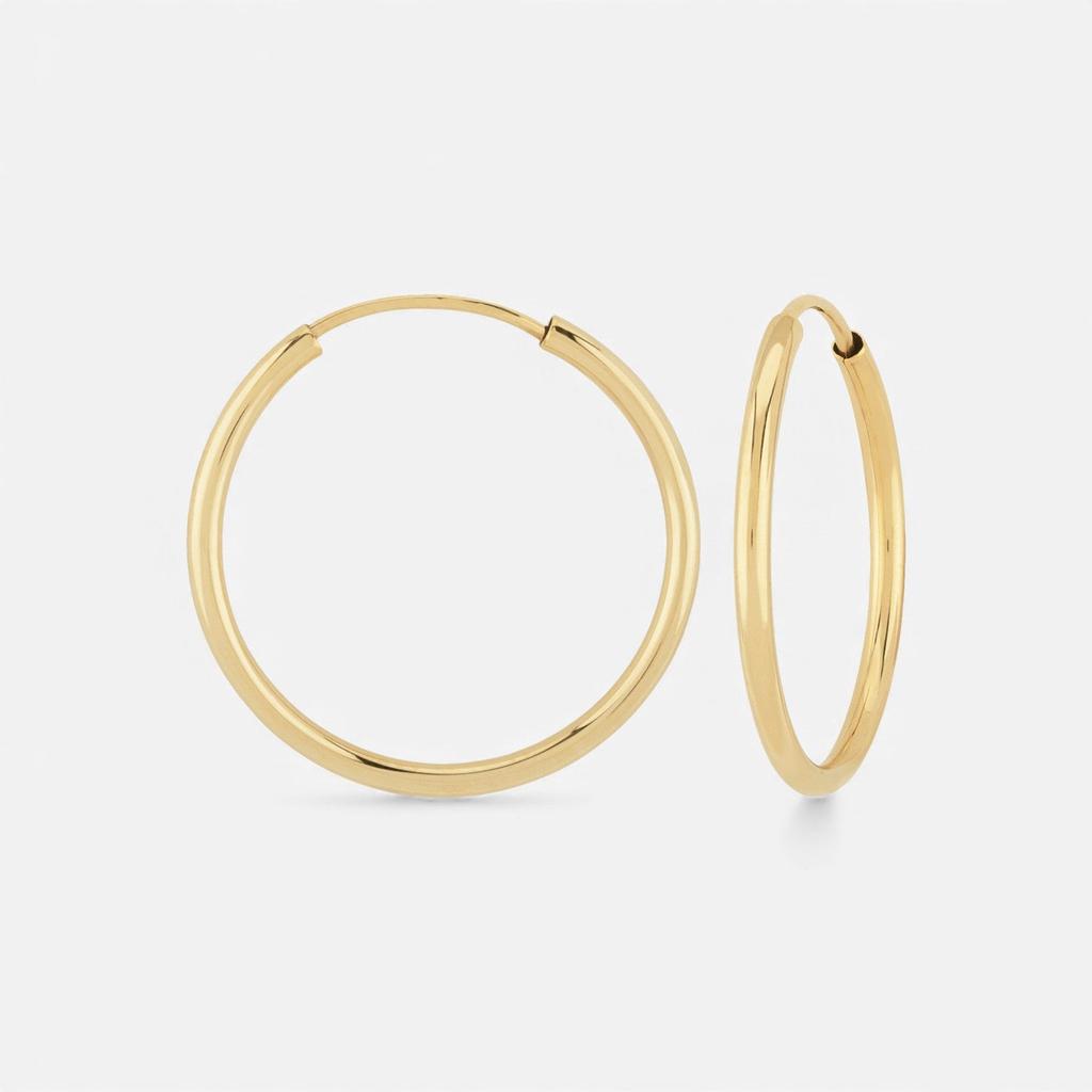 Ina Mar Ina Mar 14K Yellow Gold Hoop Earrings 03/286