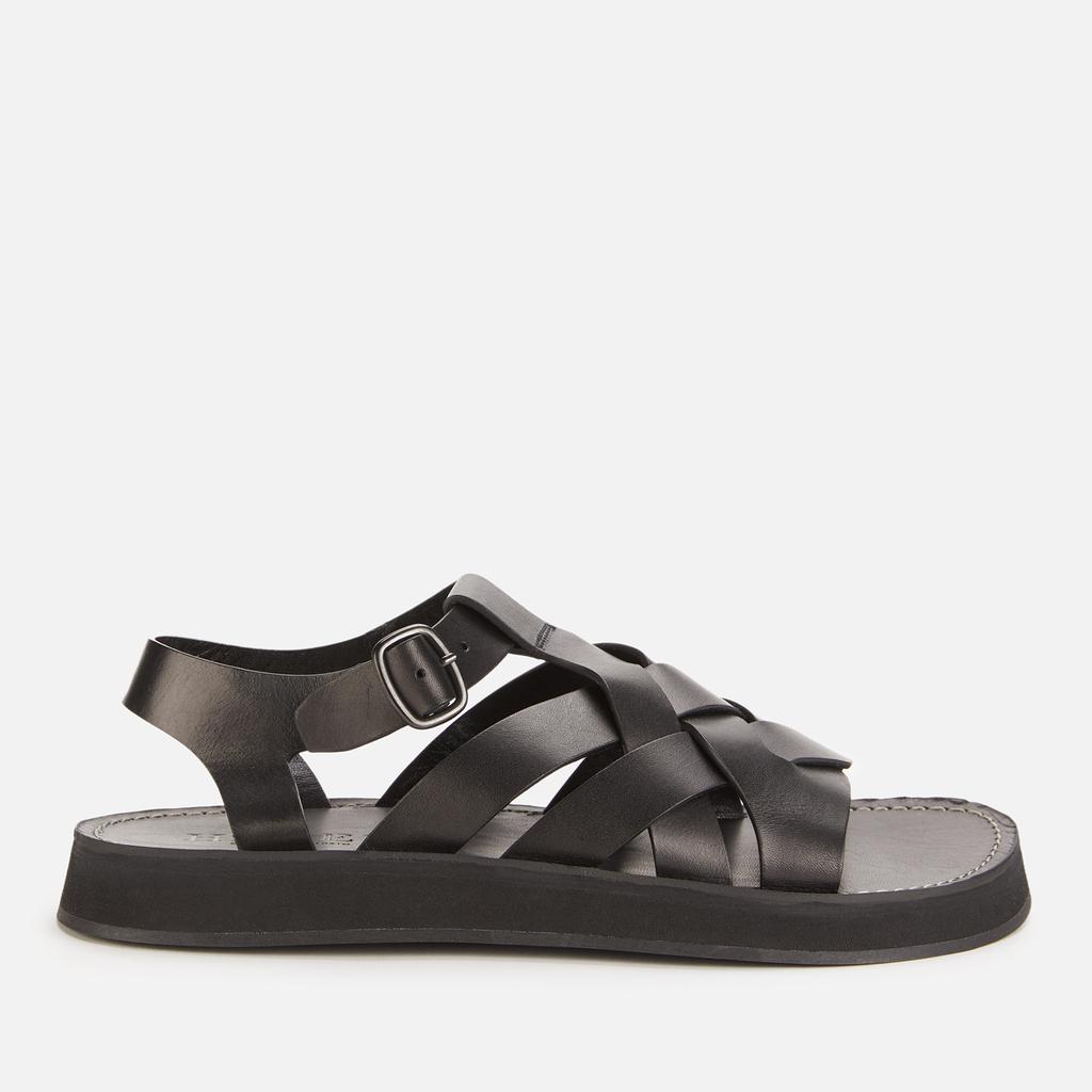 Hereu Hereu Women's Beltra Leather Fisherman Sandals - Black