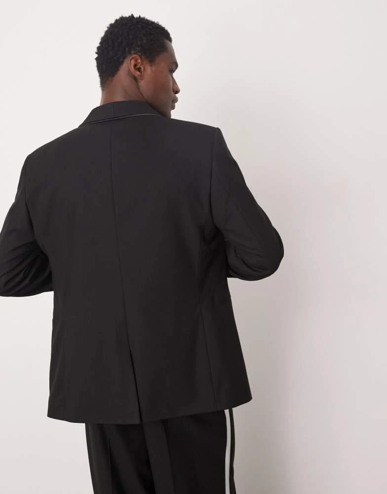 ASOS ASOS DESIGN slim shawl lapel dinner jacket in black 3