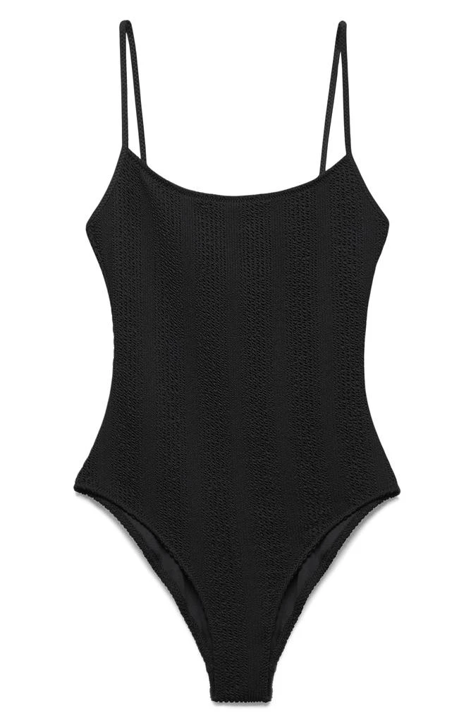 Mango Textured One-Piece Swimsuit 4