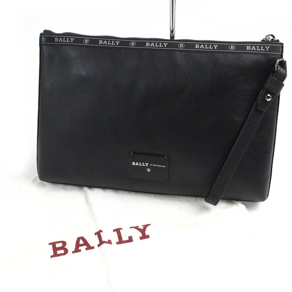 Bally Leather Clutch Bag (Pre-Owned) 2