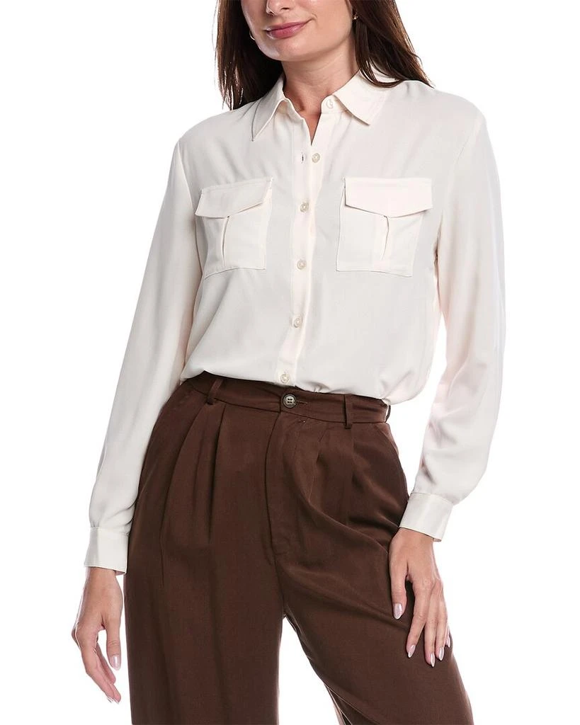 JONES NEW YORK Patch Pocket Utility Shirt 1