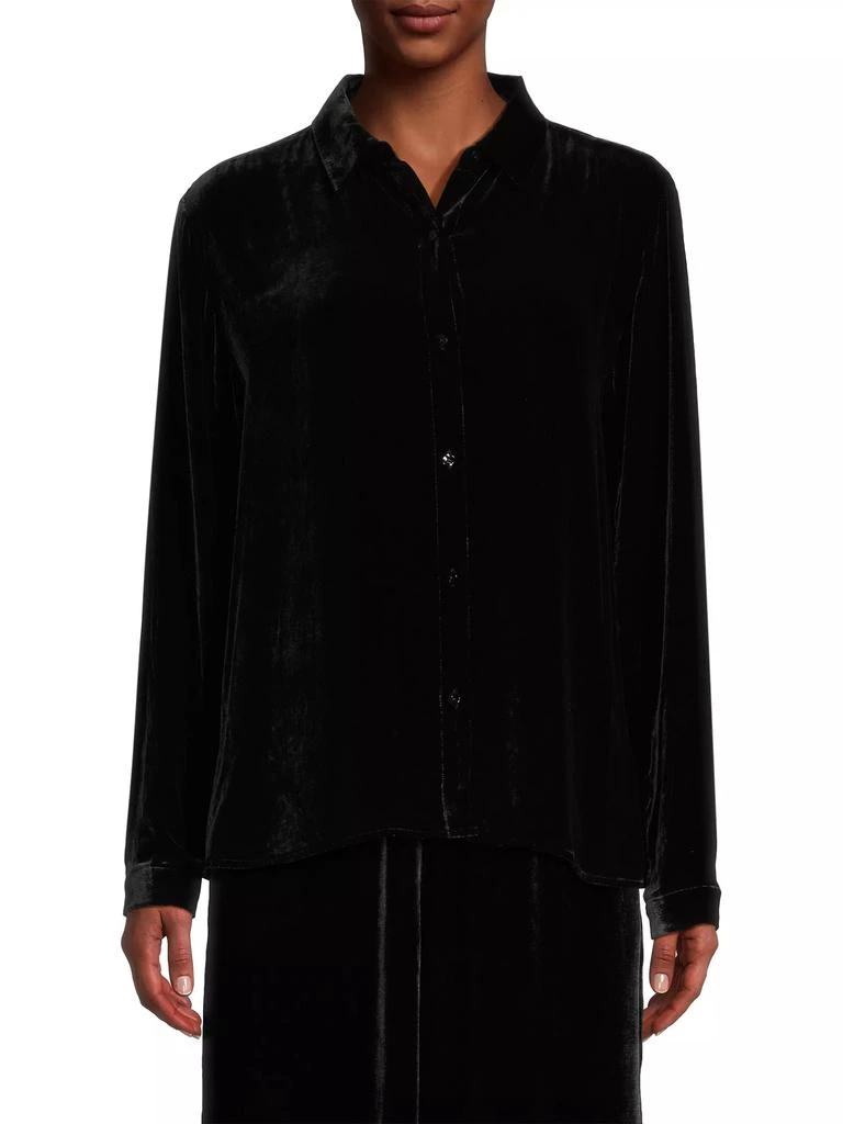 Eileen Fisher Classic Collar Easy Shirt 3