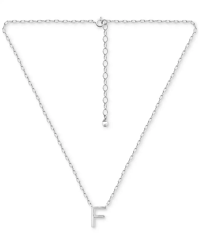 Giani Bernini Initial A Pendant Necklace in Sterling Silver, 16" + 2" extender, Created for Macy's 3