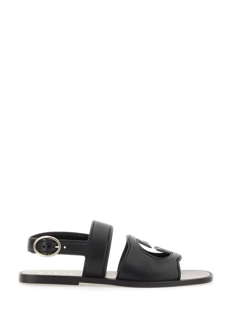 Gucci Gucci Sandal With Cross Gg 1