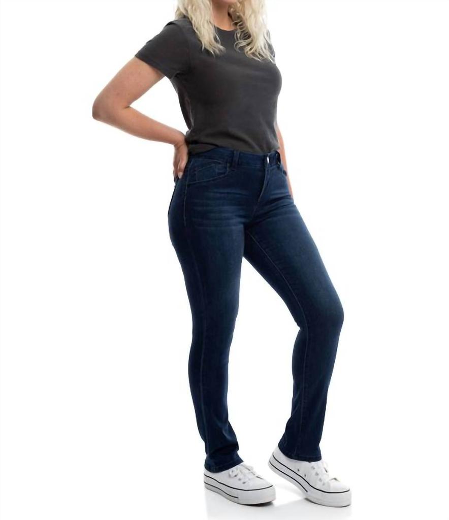 1822 Denim 1822 Denim - Better Butter Mid Rise Slim Straight Jean