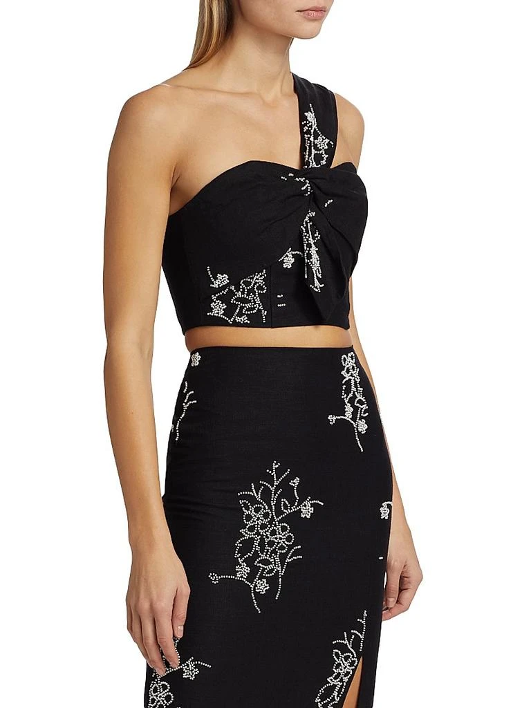 Milly Beaded One-Shoulder Top 4