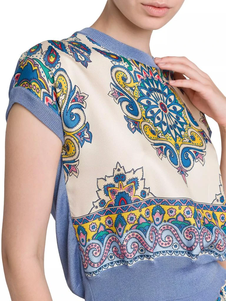 ETRO Medallion Silk Top 6