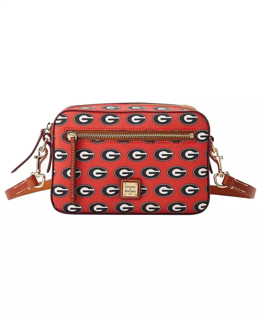Dooney & Bourke Women's Georgia Bulldogs Signature Camera Zip Crossbody Purse 1