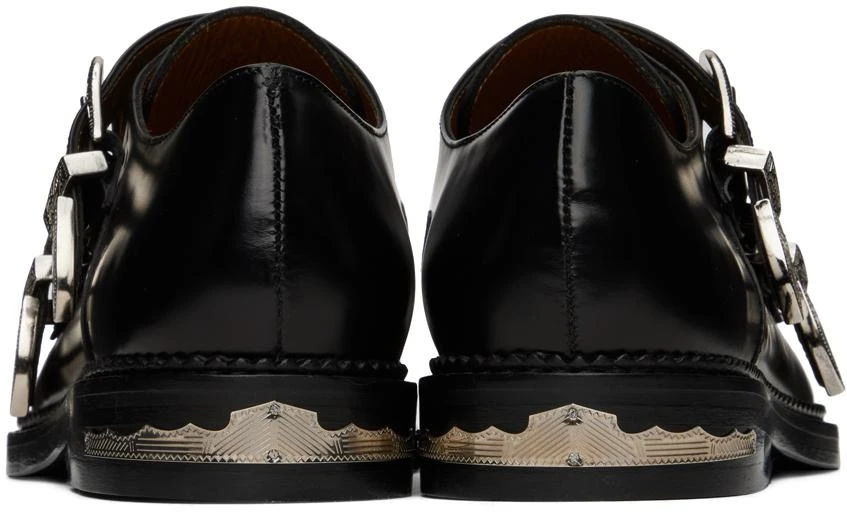 Toga Virilis SSENSE Exclusive Black Pin-Buckle Loafers 2