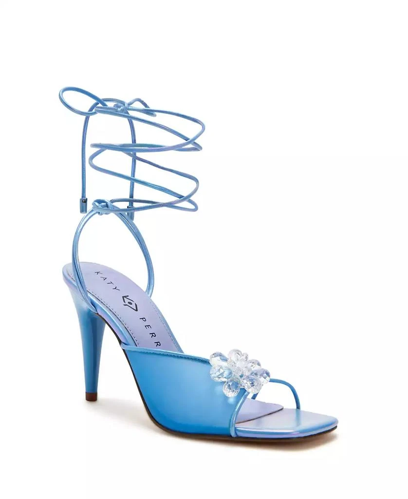 Katy Perry Women's The Vivvian Flower Lace-up Sandals 1