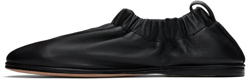 LAUREN MANOOGIAN Black Banded Ballerina Flats 3