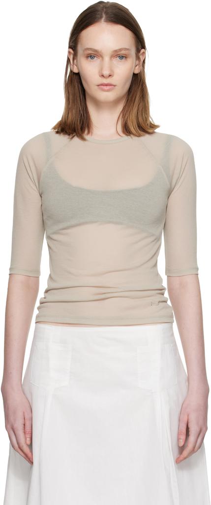 Paloma Wool Blue & White Loana T-shirt - T-Shirts - BeyondStyle