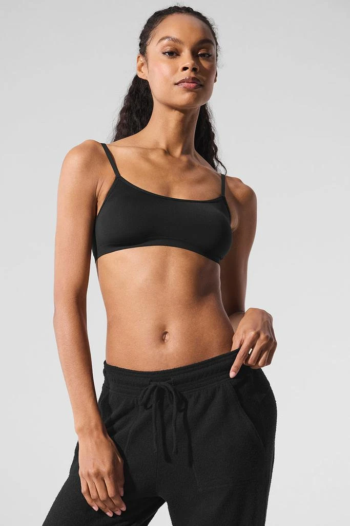 Alo Sheer Glow Bra - Seashell Blue 4