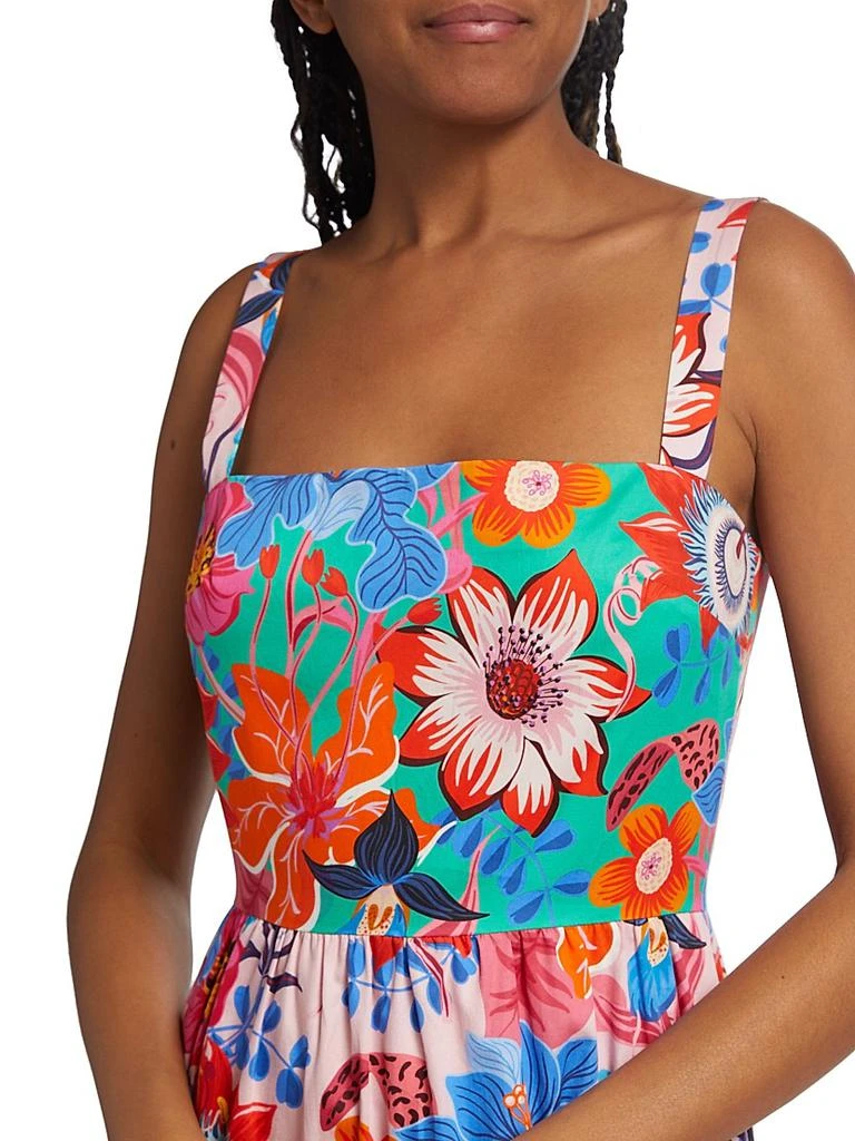 Borgo de Nor Daniela Floral Tiered Midi-Dress 6