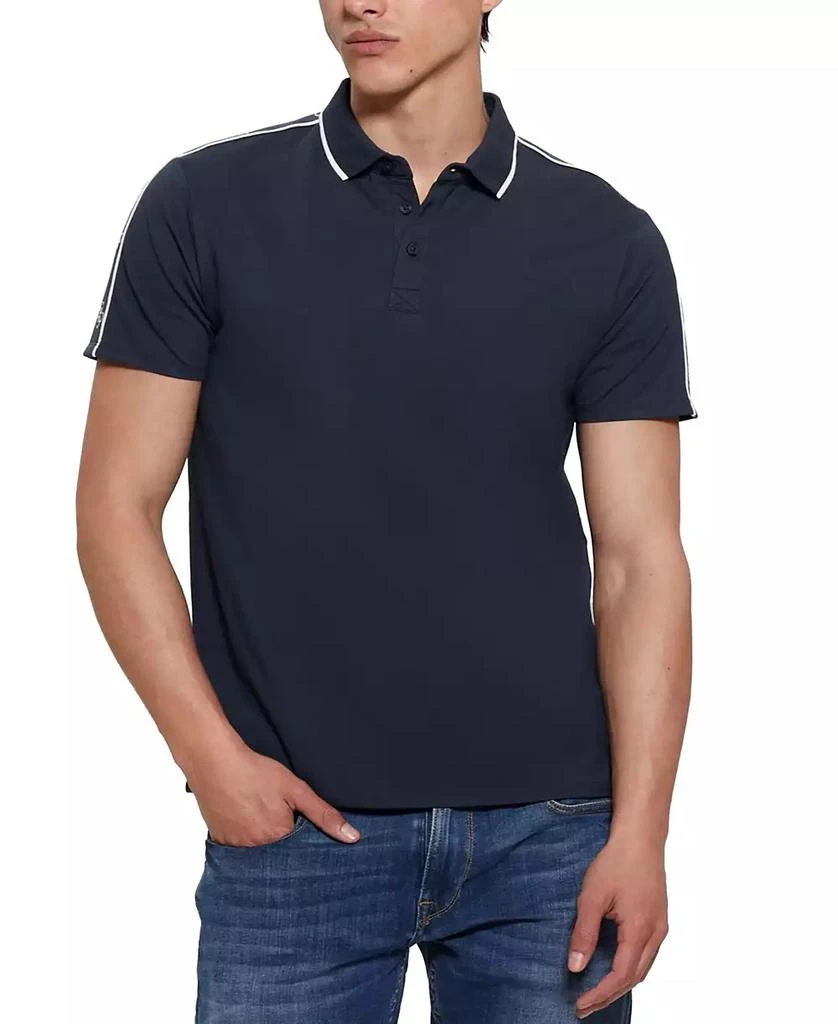 GUESS Men's Quattro Crest Short Sleeve Polo Shirt 1