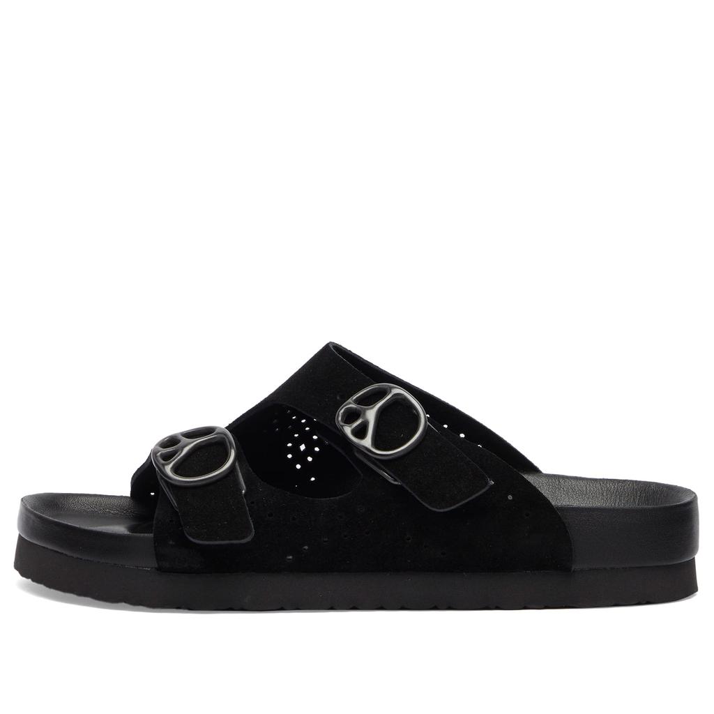 サンダル Needles SS25 Sandals (QV077 B BLACK) Needles Double Strap Suede Sandal – Neighbour