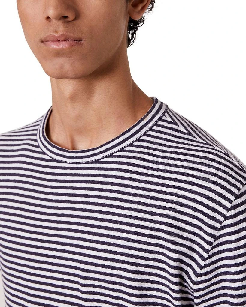 Officine Générale Officine Generale Cotton Linen Striped Tee 4