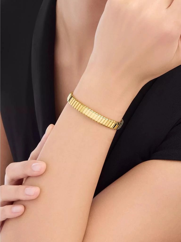 BVLGARI Tubogas 18K Yellow Gold Bracelet 4