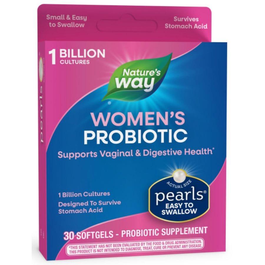 Nature's Way Probiotic Pearls Women's Vaginal & Digestive Health Softgels