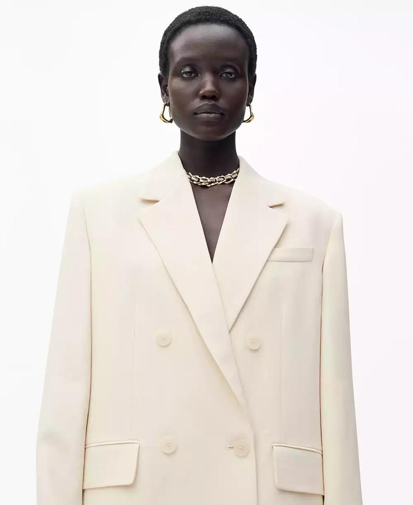 Mango Women's Double-Breasted Suit Jacket