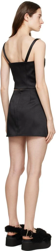 Reformation Black Vancouver Tank Top & Miniskirt Set 3