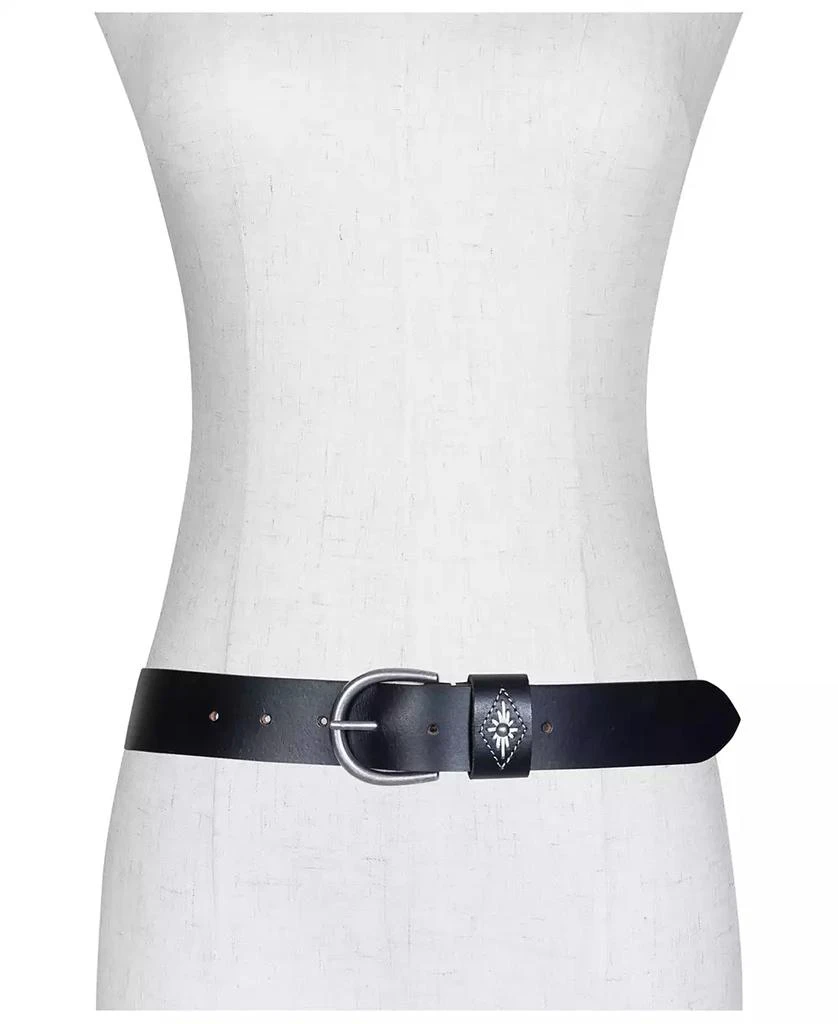 Frye Women's Embroidery On Loop Belt 4