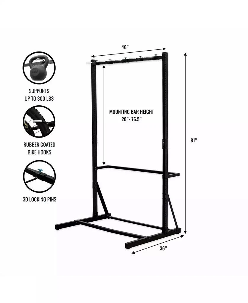StoreYour Freestanding G-Bike | Holds 5 Bikes 3