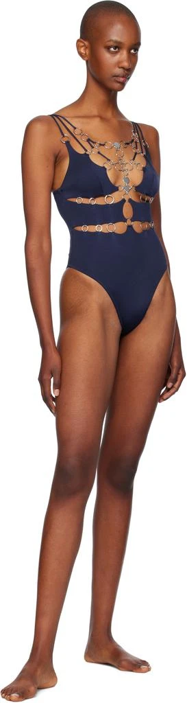 L'Agent by Agent Provocateur Navy Davine Swimsuit 4