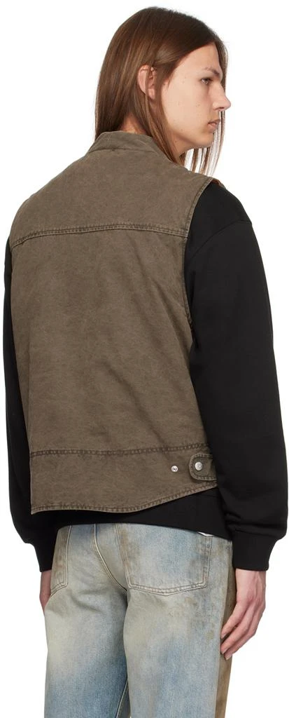 Kenzo Khaki Mutlipocket Vest 3