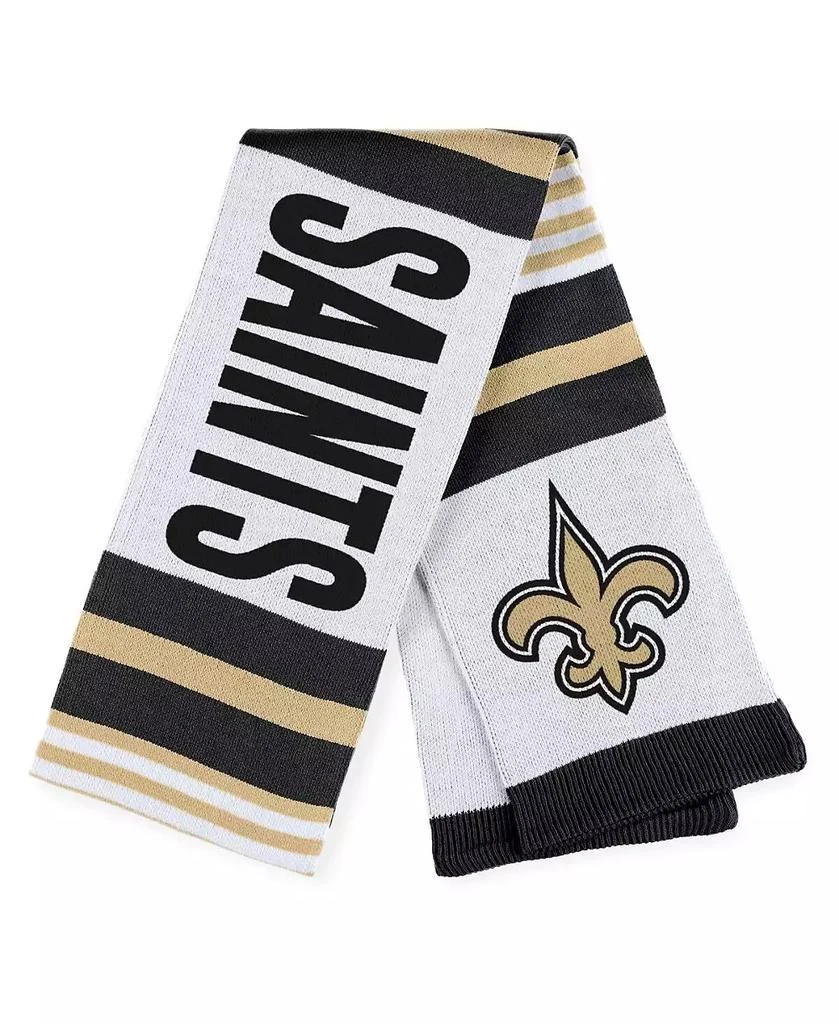 WEAR by Erin Andrews Women's New Orleans Saints Jacquard Striped Scarf 1