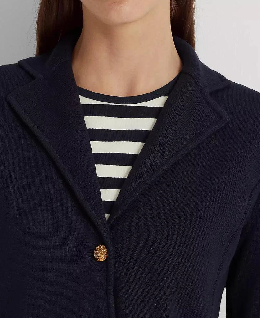 Lauren Ralph Lauren Sweater-Knit Blazer, Regular & Petite 3