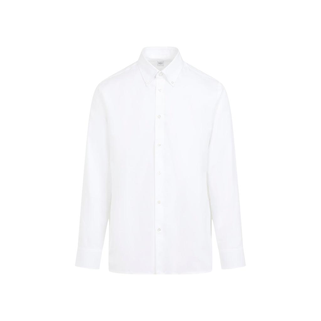 Berluti Berluti Long-Sleeved Straight Hem Shirt