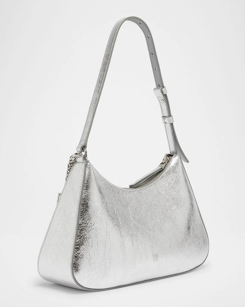 Givenchy Lucky Small Lock Shoulder Bag in Metallic Leather 3
