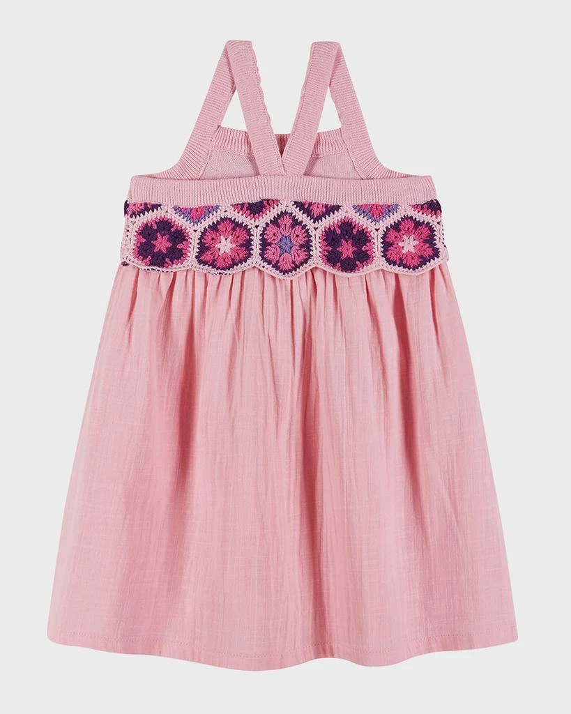 Andy & Evan Girl's Dress W/ Crotchet Bodice, Size 2T-6X 3