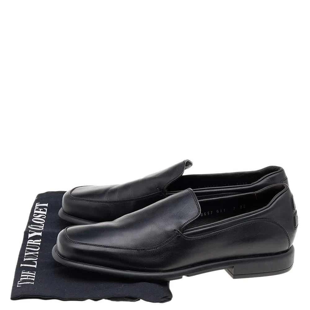 Salvatore Ferragamo Salvatore Ferragamo Black Leather Slip On Penny Loafers Size 41 8