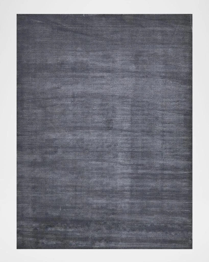 Exquisite Rugs Velutto Hand-Loomed Gray Rug, 10' x 14' 1