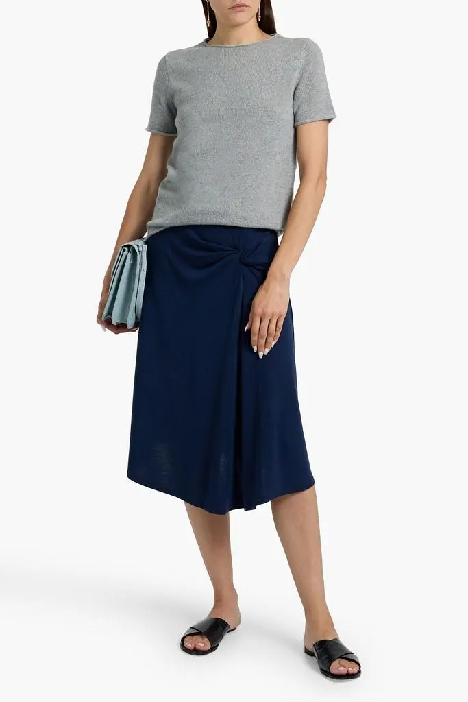 Theory Twisted jersey skirt 2