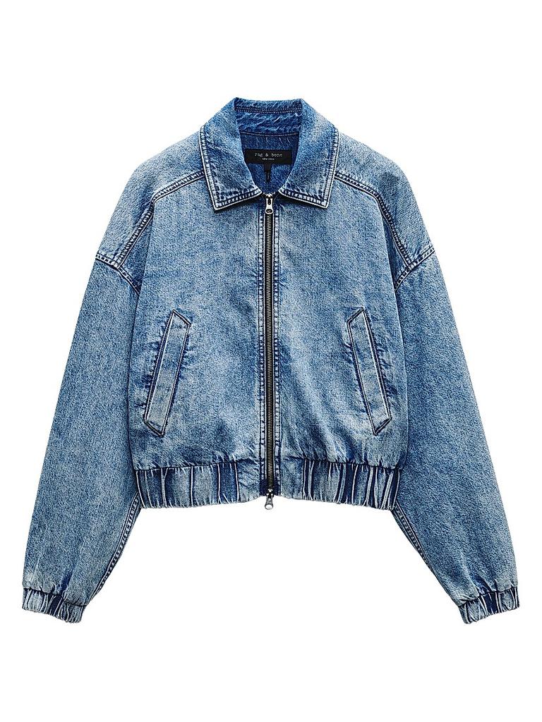 【関税込み】rag & bone ブルー Anya デニムジャケット rag & boneのブルー Anya デニムジャケットがセール中